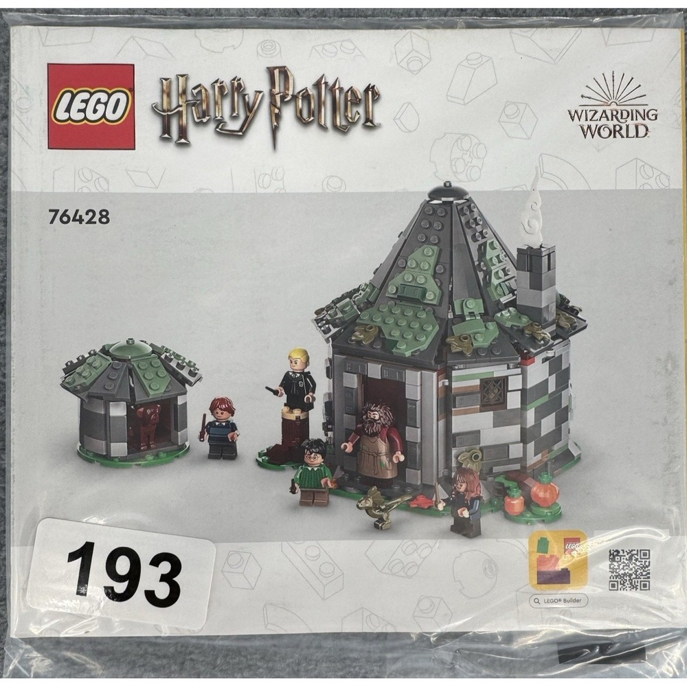 LEGO 76428 Harry Potter Hagrid's Hut An Unexpected Visit Instruction Manual Only